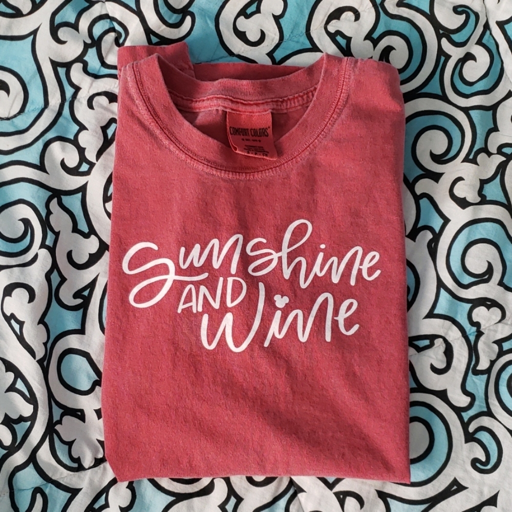 Disney Wine COMFORT COLORS Tshirt